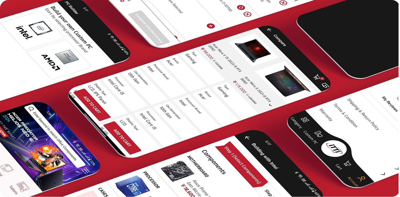 ITTI App Screenshots